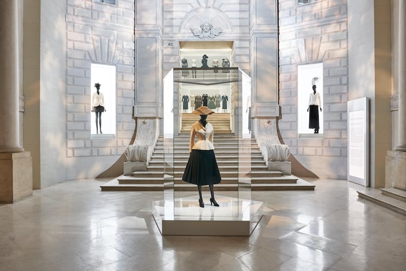 The Bar jacket at the Christian Dior: Designer Of Dreams exhibition. Photo by Adrien Dirand
