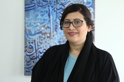Sharjah, UAE - Mar 18, 2018 - Ms. Manal Ataya, Director General of the Sharjah Museums Department and a highly influential woman in the UAE Art Scene - Navin Khianey for The National