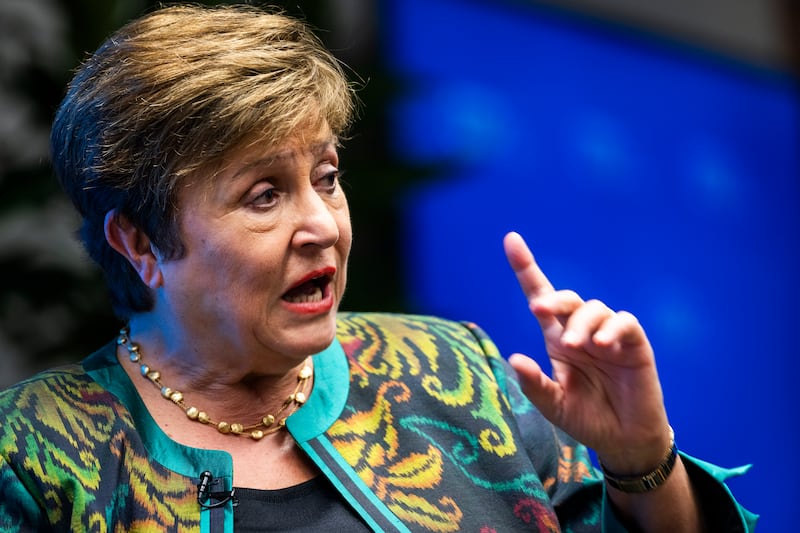IMF managing director Kristalina Georgieva had said she 'would be honoured' to serve a second term as the fund's leader. EPA