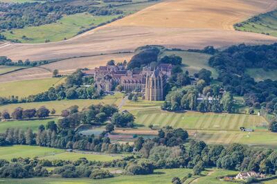 Lancing College in West Sussex. Country schools with vast outdoor space have soared in popularity since the pandemic started. Getty Images