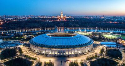 Luzhniki Stadium in Moscow. Capacity of 80,000. Will host group games, round of 16 games, a semi final, and the World Cup final. Dmitry Serebryakov / AFP