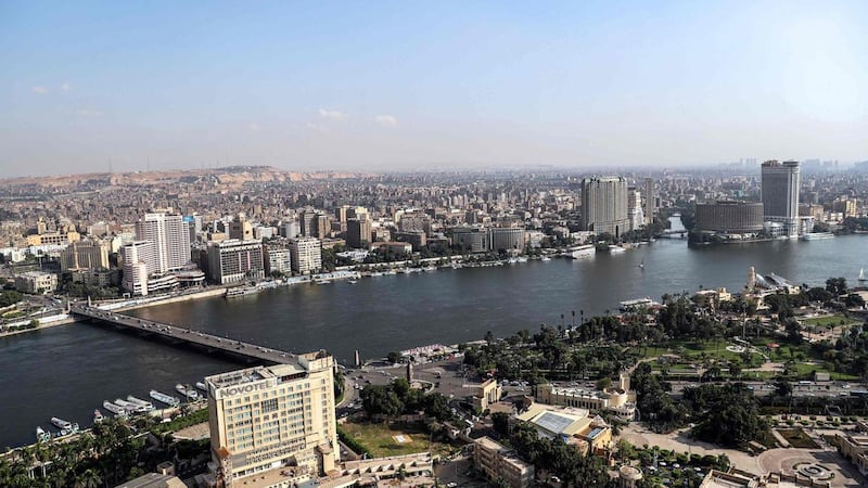 A view of Cairo in Egypt. IMF said the pandemic-related risks still exist in Egypt in light of the second global wave of Covid-19 cases. AFP
