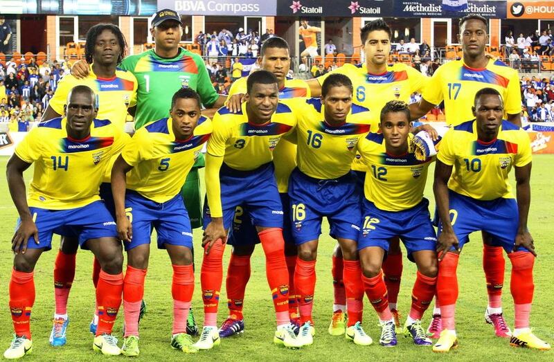 Ecuador team photo taken during an international friendly on November 19, 2014. Jorge Campos / EPA