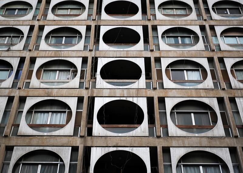 The Obeid Al ­Mazrouei building on Abu Dhabi's Sultan bin Zayed the First (Electra Street) is another gem. Brian Kerrigan / The National