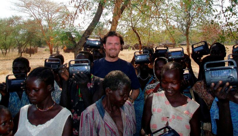 US diplomat John Granville, centre, was killed in an ambush in Sudan in 2008. Reuters