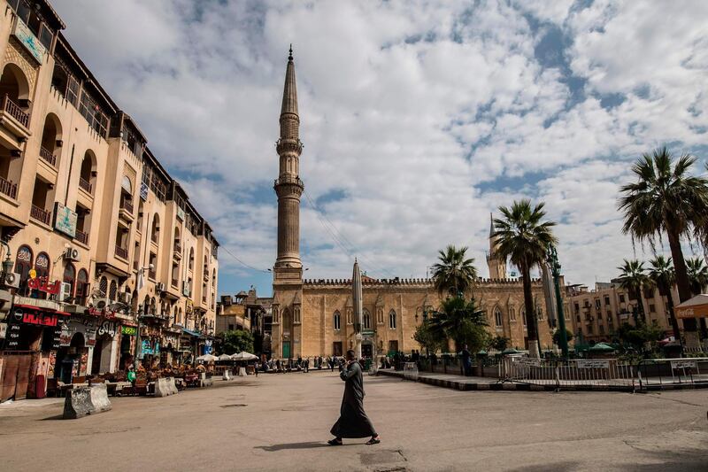 Egypt's Muslim religious authorities decided to put Friday prayers on hold. AFP