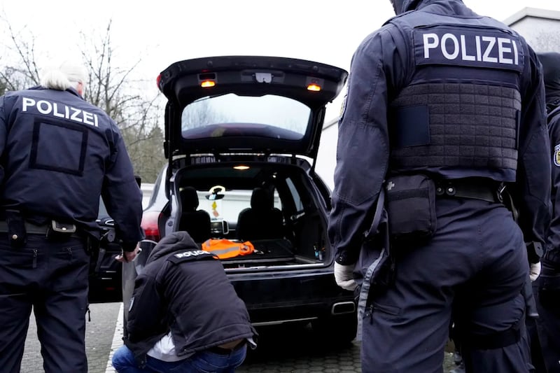 More than 660 German police officers, thought to include the elite GSG9 special forces unit, were involved in the Europol-run operation, which led to 25 arrests. Photo: Europol