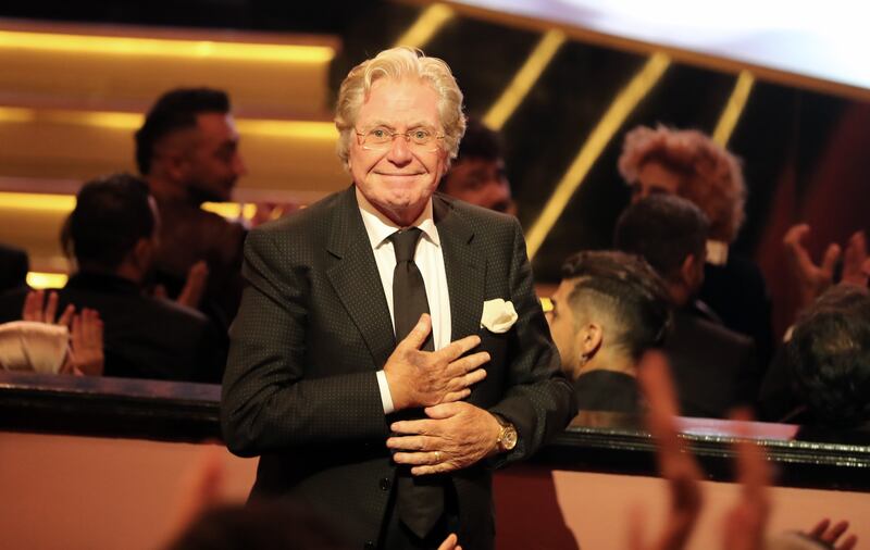 Egyptian actor Hussein Fahmy at the opening ceremony of the 43rd Cairo International Film Festival, in Cairo. The events runs from November 26 to December 5. All photos EPA; AFP