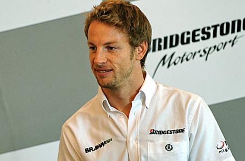 Jenson Button leads the drivers' championship by 14 points.