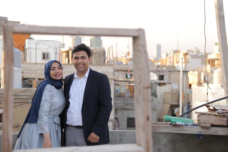 Engagement photos of Rayan Sokkar and Samih Mazien Mahmoud. Omar Ahmad