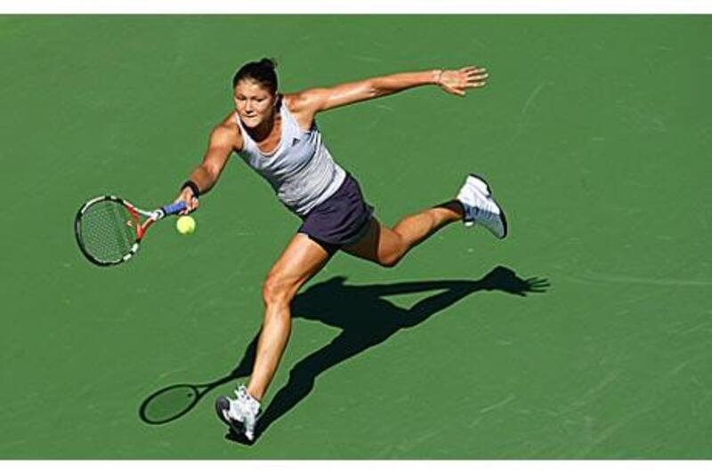 The world No 1 Dinara Safina, above, was beaten by the American teenager Melanie Oudin in the US Open third round.