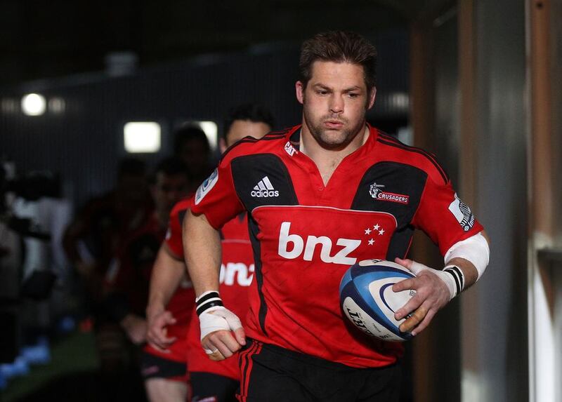 Richie McCaw of the Canterbury Crusaders, pictured at a match against the Northern Bulls in Christchurch, New Zealand, on July 21, 2012, is a particular point of concern for the New South Wales Waratahs in Saturday's Super Rugby final. Marty Melville / AFP