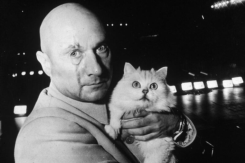 Donald Pleasence as Blofeld in You Only Live Twice.  Express Newspapers/  Hulton Archive / Getty Images