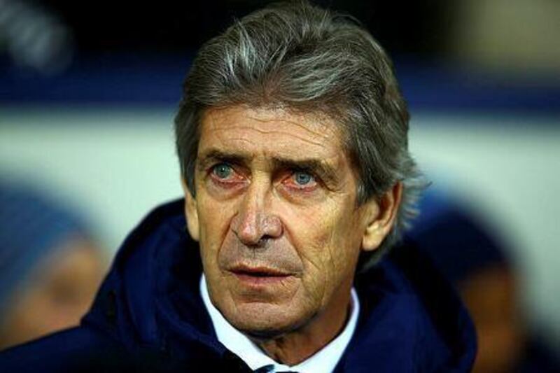 Manuel Pellegrini, manager of Manchester City, looks on before their Premier League match against West Bromwich Albion at The Hawthorns on December 26, 2014 in West Bromwich, England. (Photo by Richard Heathcote/Getty Images)