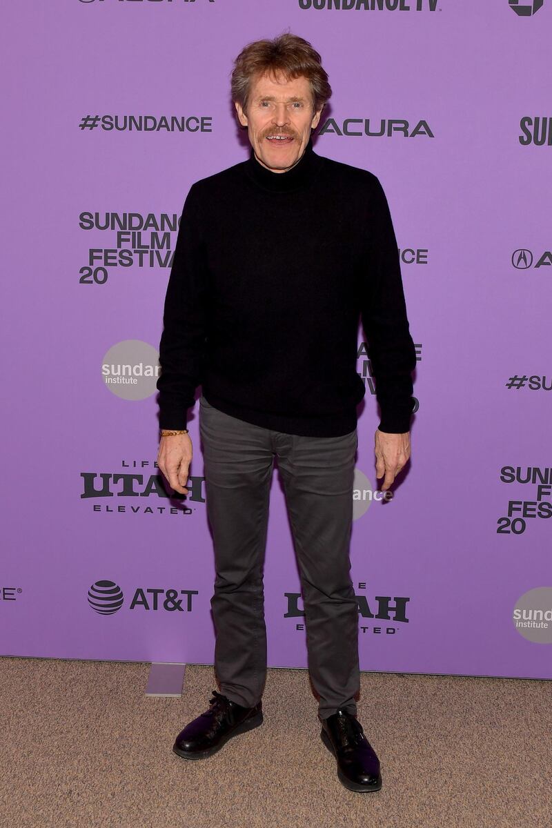 Willem Dafoe attends 'The Last Thing He Wanted' at Sundance Film Festival 2020. AFP