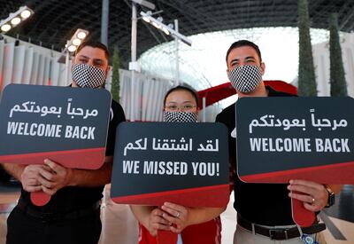 Abu Dhabi, United Arab Emirates, July 28, 2020.   
First day of the reopening of Ferrari World, Abu Dhabi. 
Victor Besa  / The National
Section: NA
Reporter: