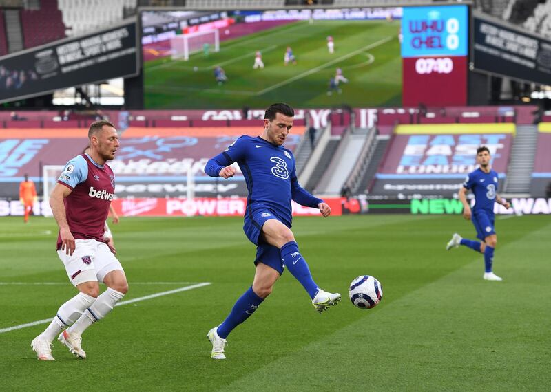 Left-back: Ben Chilwell (Chelsea) – Set up Timo Werner’s winner against West Ham while Chelsea limited the number of chances David Moyes’ in-form team had. Reuters