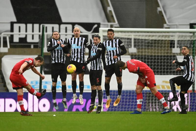 James Ward-Prowse - 7: Little opportunity to test out his dead-ball skills until just after break when a trademark inch-perfect free-kick sailed into the Newcastle net to make it 3-2. Frighteningly consistent from that sort of distance. Getty