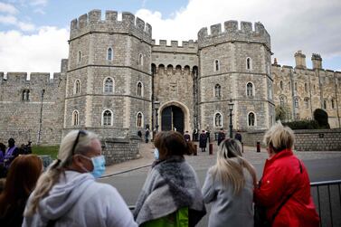 Final preparations continue for the funeral of Queen Elizabeth's husband Prince Philip who will be buried at Windsor Castle on Saturday. AFP.