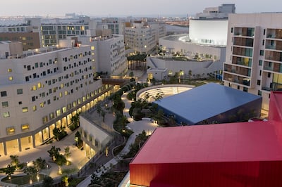 New York University Abu Dhabi's Saadiyat Island campus. Accomplished and experienced academics now abound in the UAE's higher education system. Photo: Tamkeen