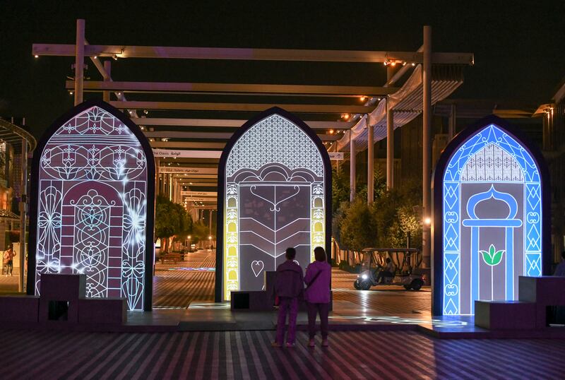 Daraweezna by Reem Al Ghaith is based on the history of traditional doors of Dubai