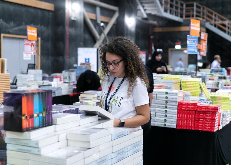 DUBAI, UNITED ARAB EMIRATES. 9 OCTOBER 2019. 
Big Bad Wolf book sale 2019.
(Photo: Reem Mohammed/The National)

Reporter:
Section: