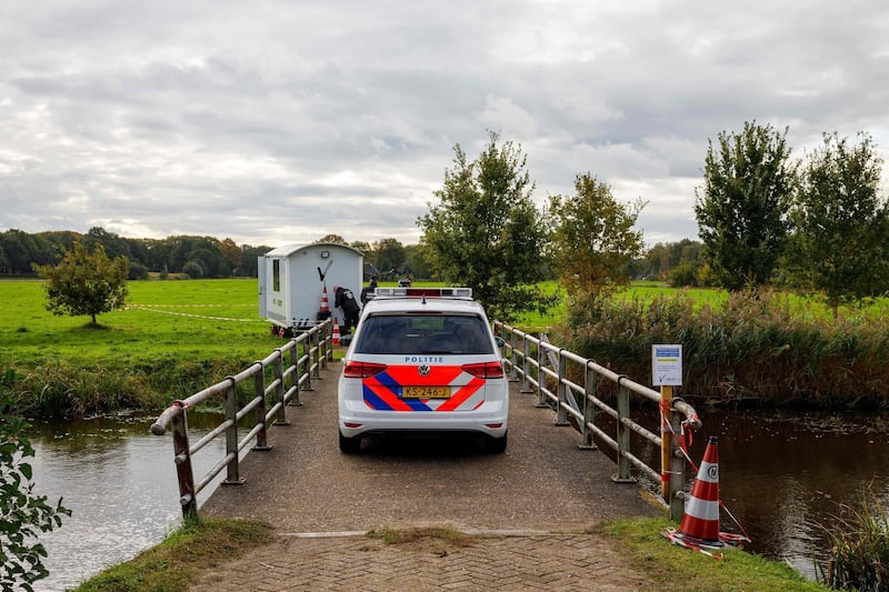 Scientific investigators work in the farm on the Buitenhuizerweg in Ruinerwold on October 18, 2019 during ongoing police searches after the detention earlier this week of Austrian Josef B who is being investigated together with a Dutch man who allegedly held his six children in a secret room in a farmhouse. The 67-year-old Dutch was suspected of depriving people of their liberty, harming the health of others and money laundering following the discovery of the people. He is the second person to be arrested after a 58-year-old tenant of the farmhouse, an Austrian man, appeared before an examining judge on similar charges and was ordered to be detained for two weeks.
 - Netherlands OUT
 / AFP / ANP / Wilbert Bijzitter
