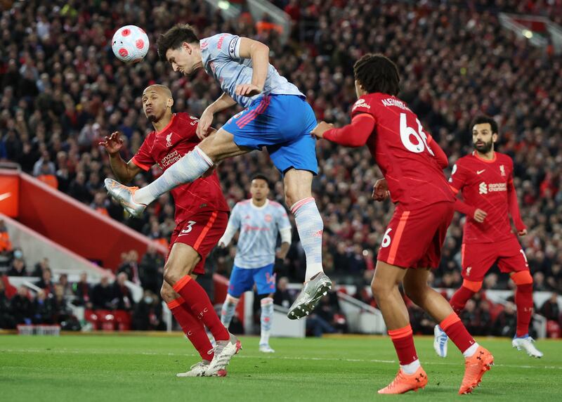 Harry Maguire 3. Another poor performance by the much-maligned United captain. Pulled out of position by a Liverpool side who drew United out of their deep formation. 
Reuters