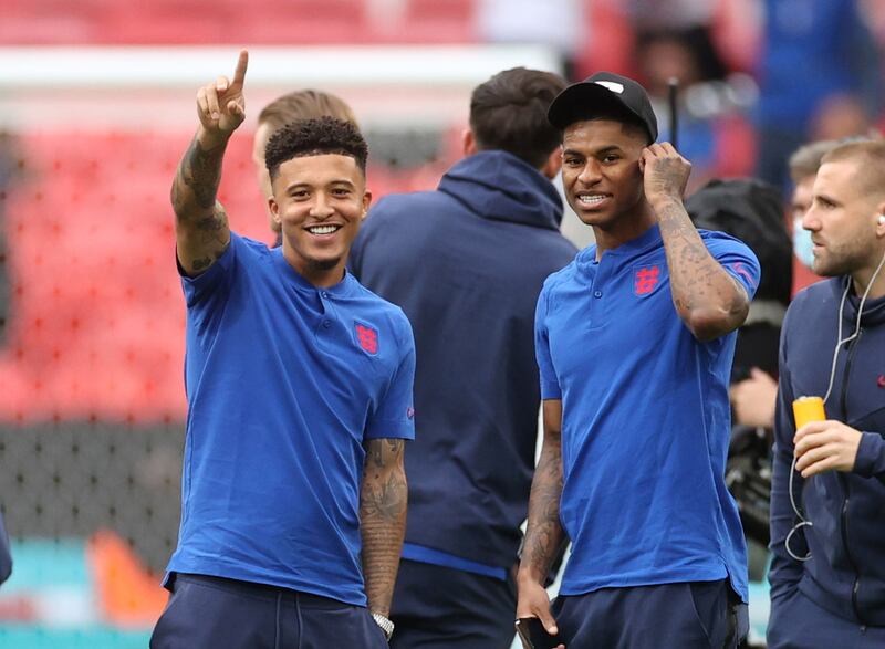 Jadon Sancho is set to team up with Marcus Rashford at Manchester United. Reuters