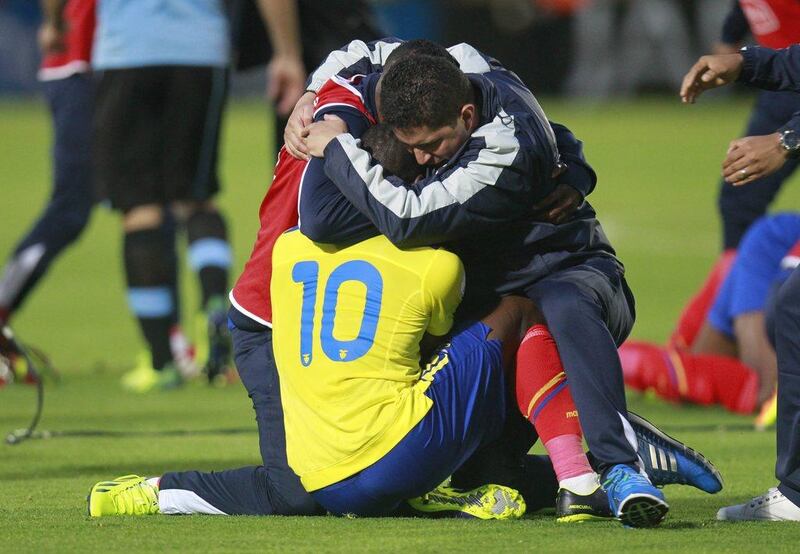 Ecuador 1-0 Uruguay. Ecuador secured an immensely important three points, sending Uruguay to fifth in Conmebol and moving up to third. Dolores Ochoa / AP