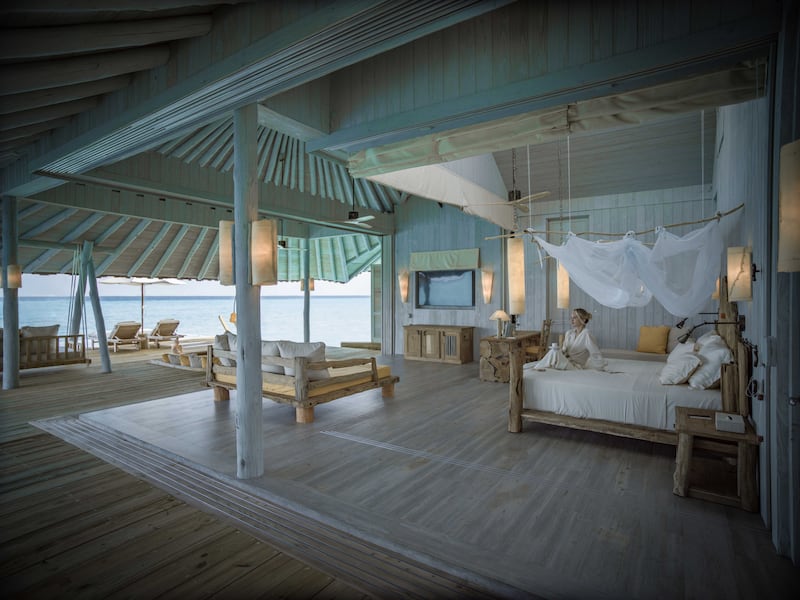 Soneva Secret has only 14 overwater and beach villas as part of the resort. Photo: Soneva