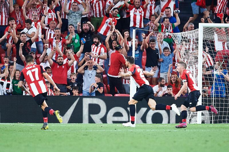 Aritz Aduriz was the one who broke the deadlock in the game as he scored for the home team to leave the visitors in a state of shock. Getty Images