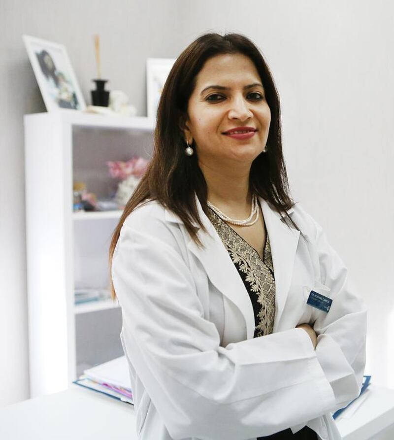 Dr Monika Chawla says the UAE has become a top destination for those seeking fertility treatments. Fatima Al Marzooqi/ The National