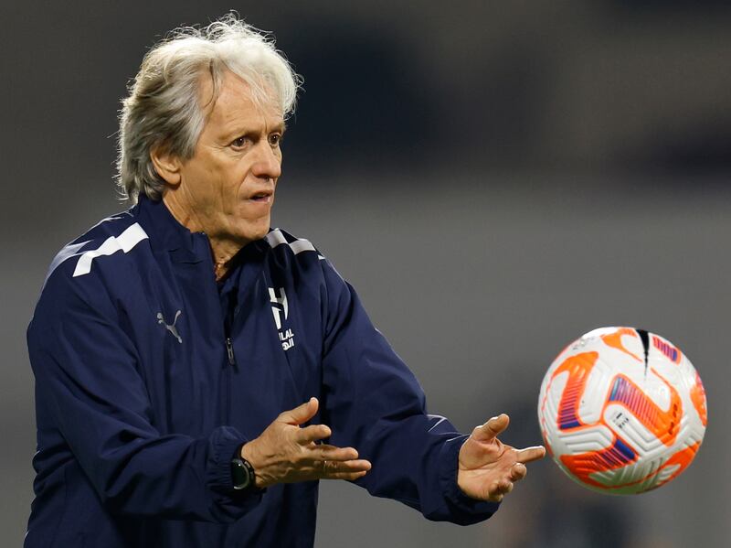 Jorge Jesus is in his second spell as Al Hilal coach. Getty