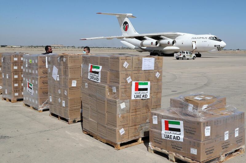 ABU DHABI, 25th June, 2020 (WAM) -- The UAE today sent an aid plane carrying 10.5 metric tons of medical supplies to Iraq to bolster the country’s efforts to curb the spread of COVID-19. Wam