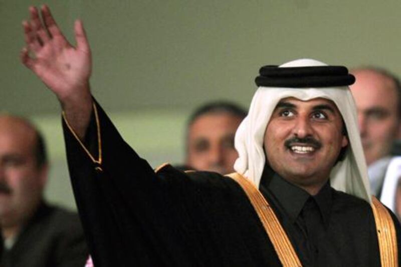 Sheikh Tamim Bin Hamad Al Thani is the new emir of Qatar after his father abdicated the throne. Reuters / Fadi Al Assaad