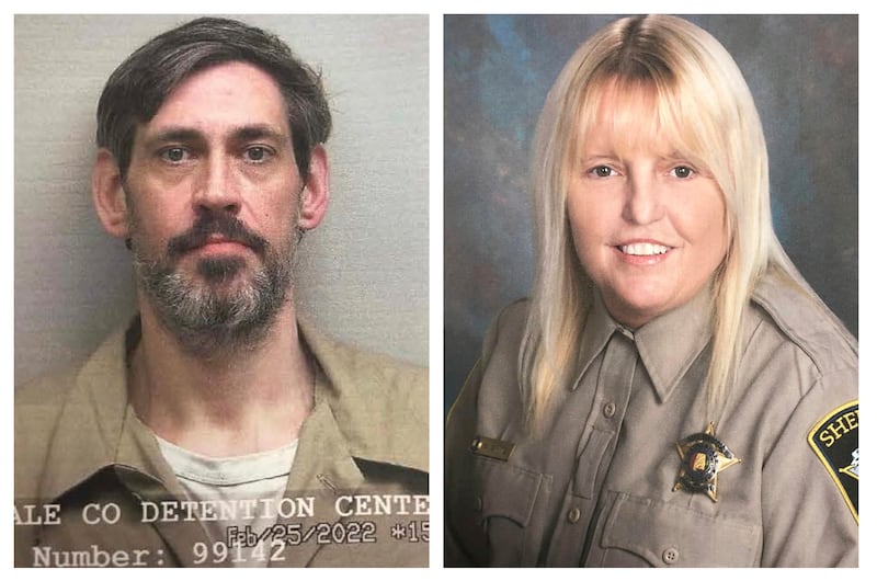 This combination of photos provided by the U. S.  Marshals Service and Lauderdale County Sheriff's Office in April 2022 shows Casey Cole White, left, and Assistant Director of Corrections Vicky White.  On Saturday, April 30, 2022, the Lauderdale County Sheriff's Office said that Vicky White disappeared while escorting inmate Casey Cole White, being held on capital murder charges, in Florence, Ala. .  The inmate is also missing.  (U. S.  Marshals Service, Lauderdale County Sheriff's Office via AP)