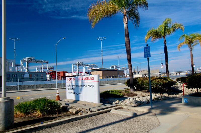 This year, the Port of Los Angeles in San Pedro, California, received more shipping containers since its foundation more than 100 years ago. Holly Aguirre / The National