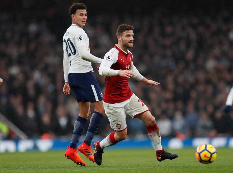 Centre-back: Shkodran Mustafi (Arsenal) – Made an impact at both ends of the pitch. Added solidity at the back and scored with a superb header in the North London derby. David Klein / Reuters