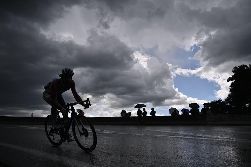 Escapee Team Total Direct Energie rider Jerome Cousin during stage 3. AFP