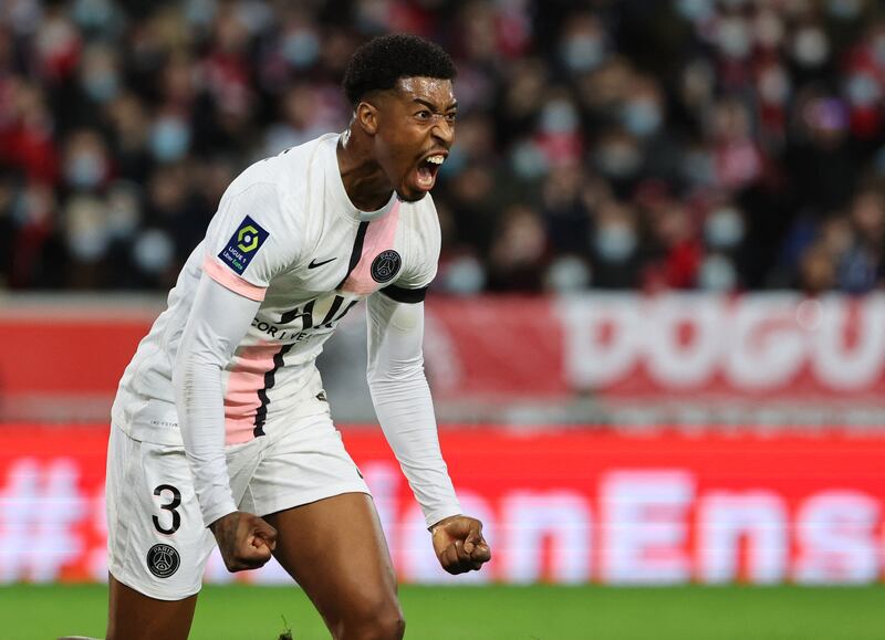 Presnel Kimpembe - 8: Important challenge to deflect Ben Arfa shot over bar early on. Capitalised on second Grbic howler to put PSG back in front. Class performance from France defender. Reuters