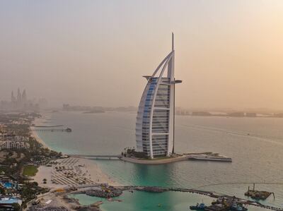 Dubai's Burj Al Arab is one of the most famous hotels in the world. Photo: Unsplash