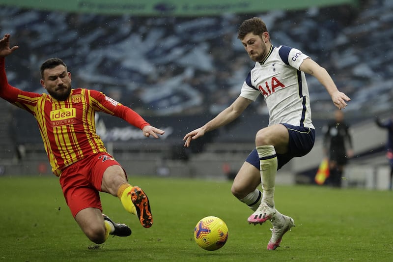 Ben Davies - 7: In cruise control down the Spurs left up against Snodgrass with West Brom’s attacking threat minimal to say the least. Scottish opponent was booked for kicking out at a painful area for Davies  in second half. EPA