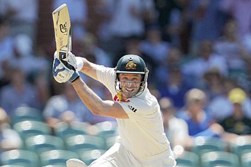 Michael Hussey could have been dropped by the selectors had he not scored a first-class ton.