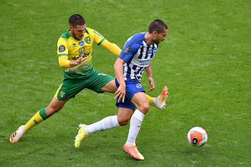 Emiliano Buendía - 6: Flashes of skill and good footwork from the Argentine but with little end product. AFP