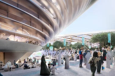 Mobility Pavilion at Expo2020 Dubai for a shorthand piece Expo Behind the Scenes