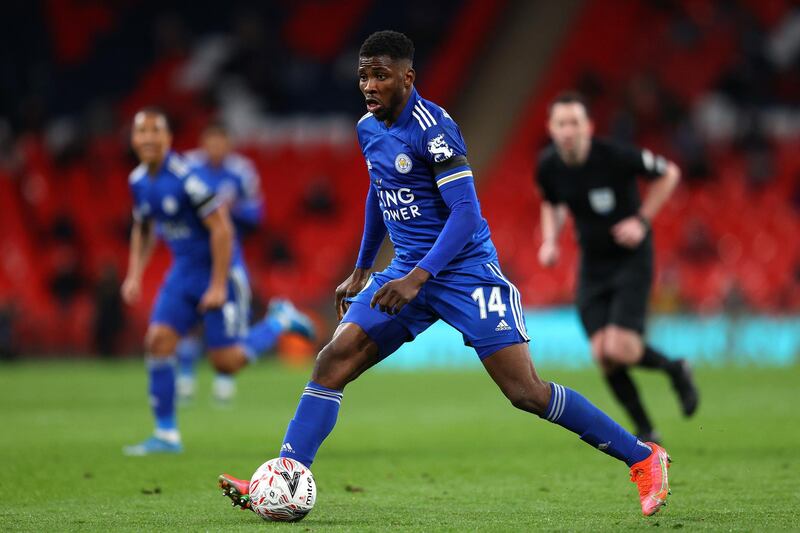 Centre forward: Kelechi Iheanacho (Leicester) – The FA Cup specialist added to his quarter-final brace with a semi-final winner against Southampton. Just needs a final goal now. Getty Images