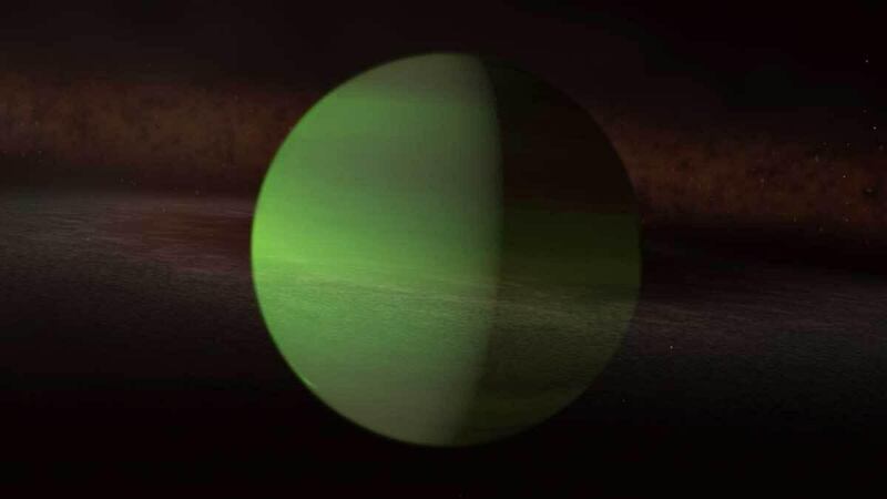 AU Microscopii b is constantly blasted with deadly X-rays and other radiation from its star. The gas giant exoplanet takes 8.5 days to complete one orbit around its star. It was discovered in 2020.