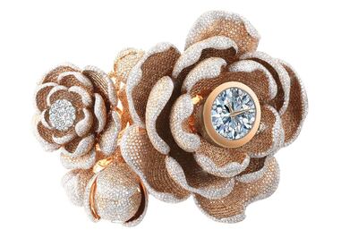 Mudan watch by Coronet, covered in a staggering 15,858 diamonds