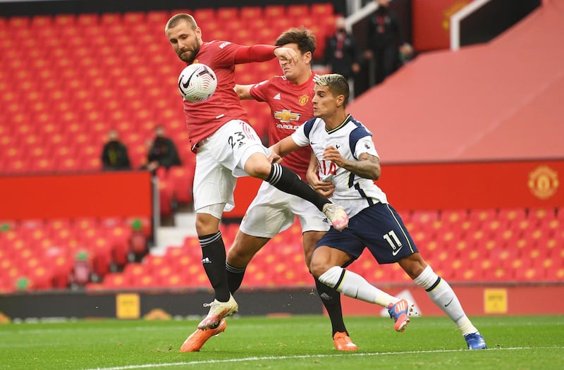 Luke Shaw - 2: Vulnerable for Spurs’ opener and struggled to defend - tackled his own goalkeeper at one point. Yellow carded after Lucas Moura got away from him after 84 minutes. Woeful in attack, in positioning and in defence. Reuters